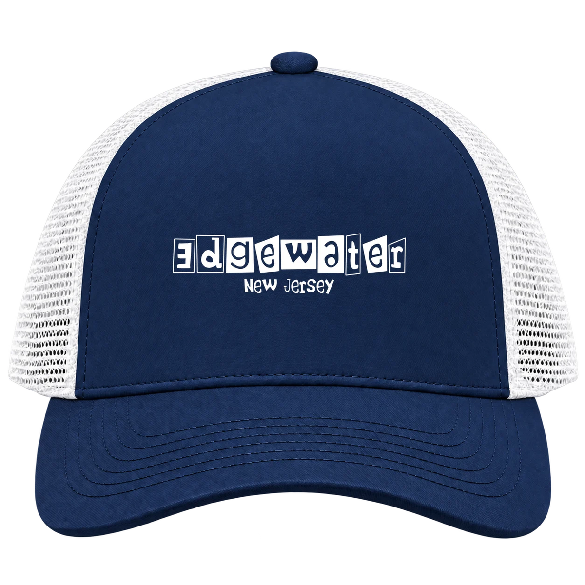 Edgewater, New Jersey Hometown Trucker Cap