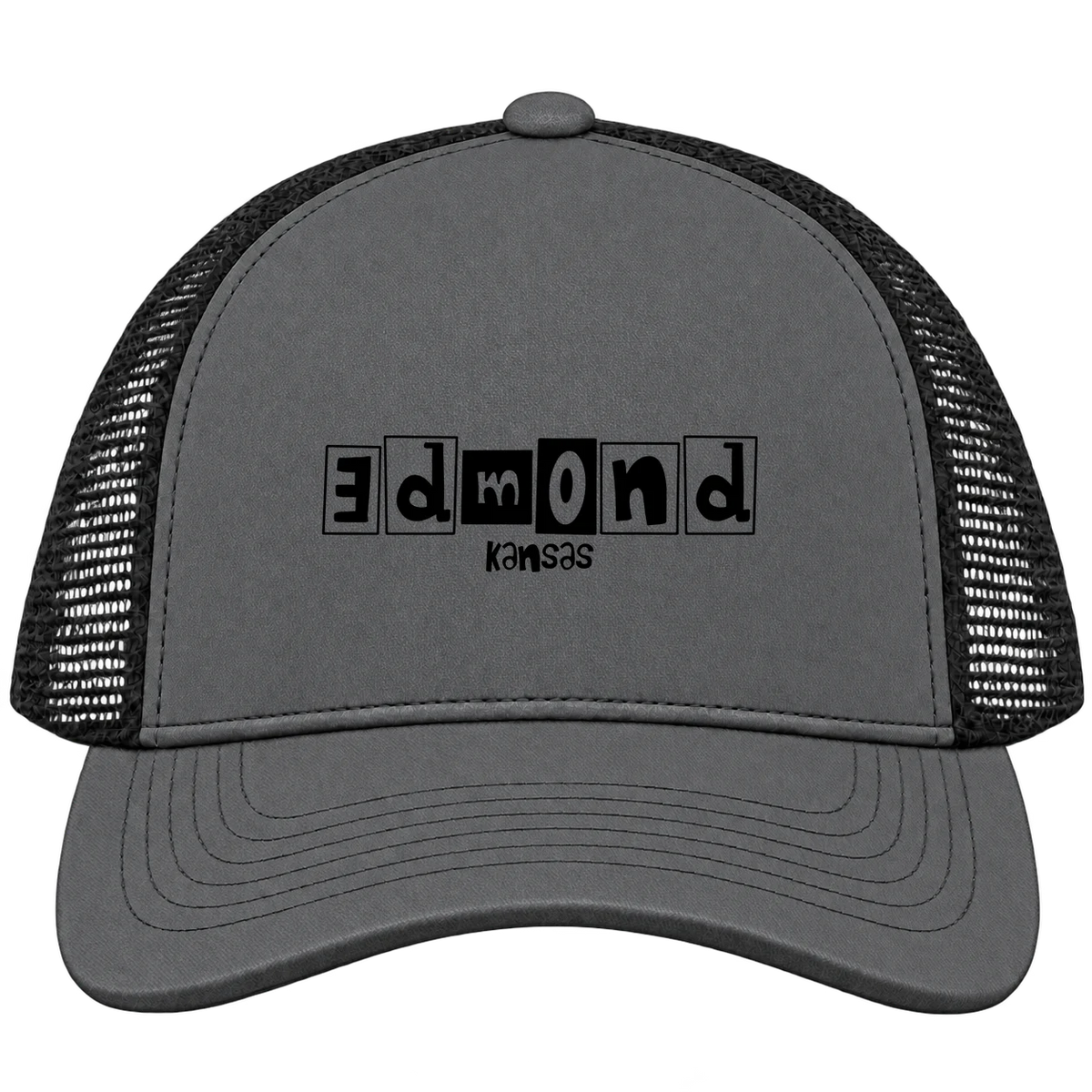 Edmond, Kansas Hometown Trucker Cap