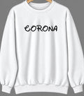 Corona, California Hometown Crewneck — White