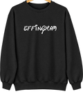 Effingham, Kansas Hometown Crewneck — Black