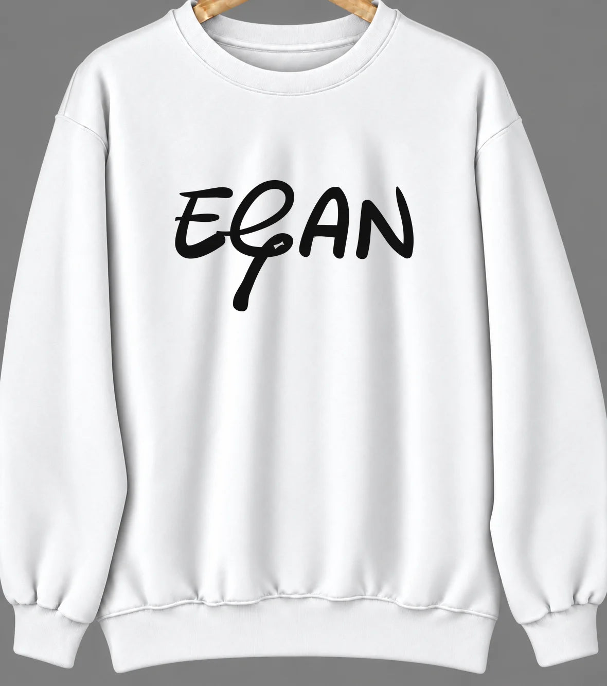 Egan, South Dakota Hometown Crewneck — White