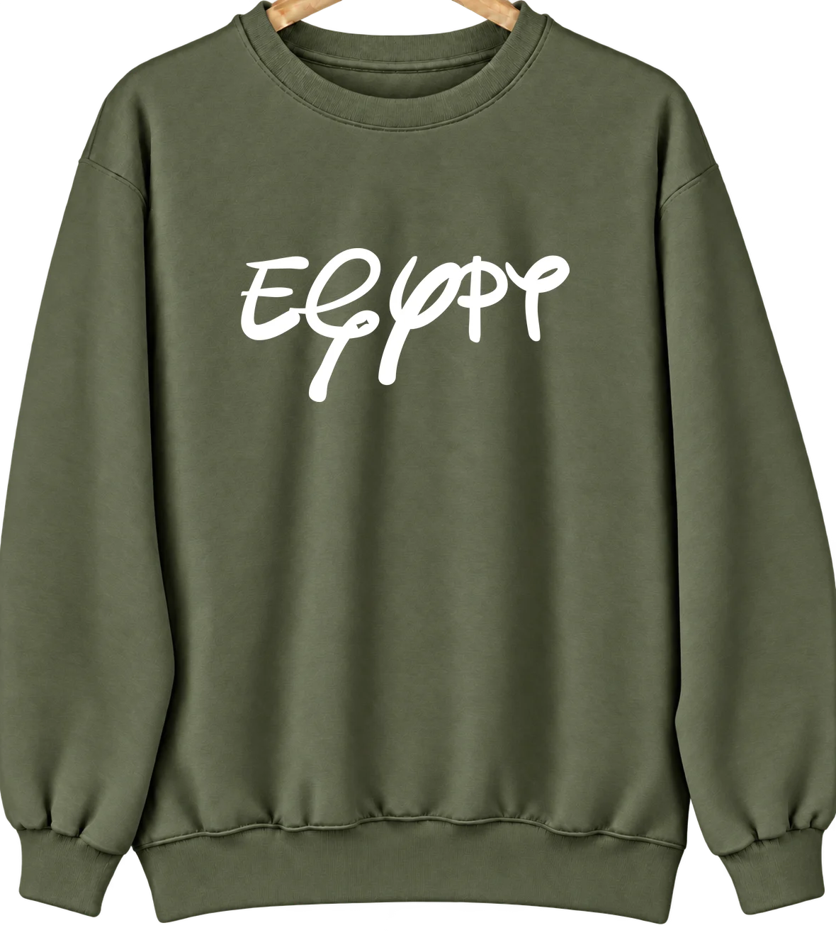 Egypt, Pennsylvania Hometown Crewneck — Military Green
