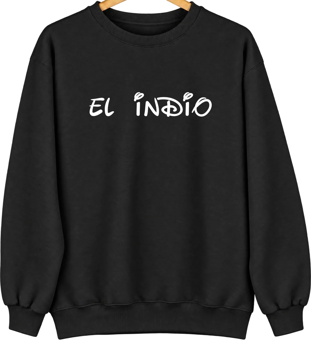 El Indio, Texas Hometown Crewneck — Black