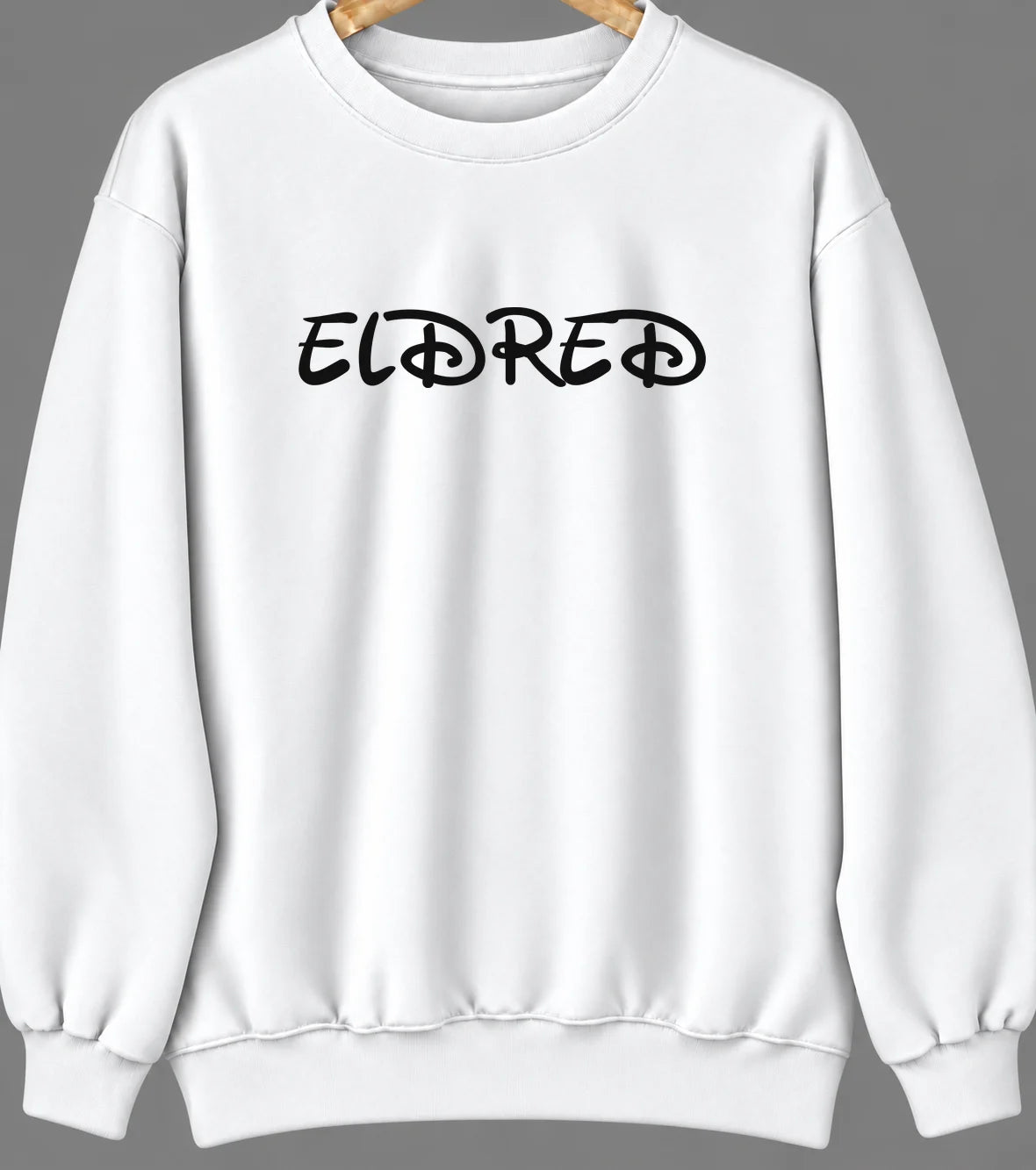 Eldred, Illinois Hometown Crewneck — White