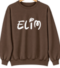 Elim, Alaska Hometown Crewneck — Brown