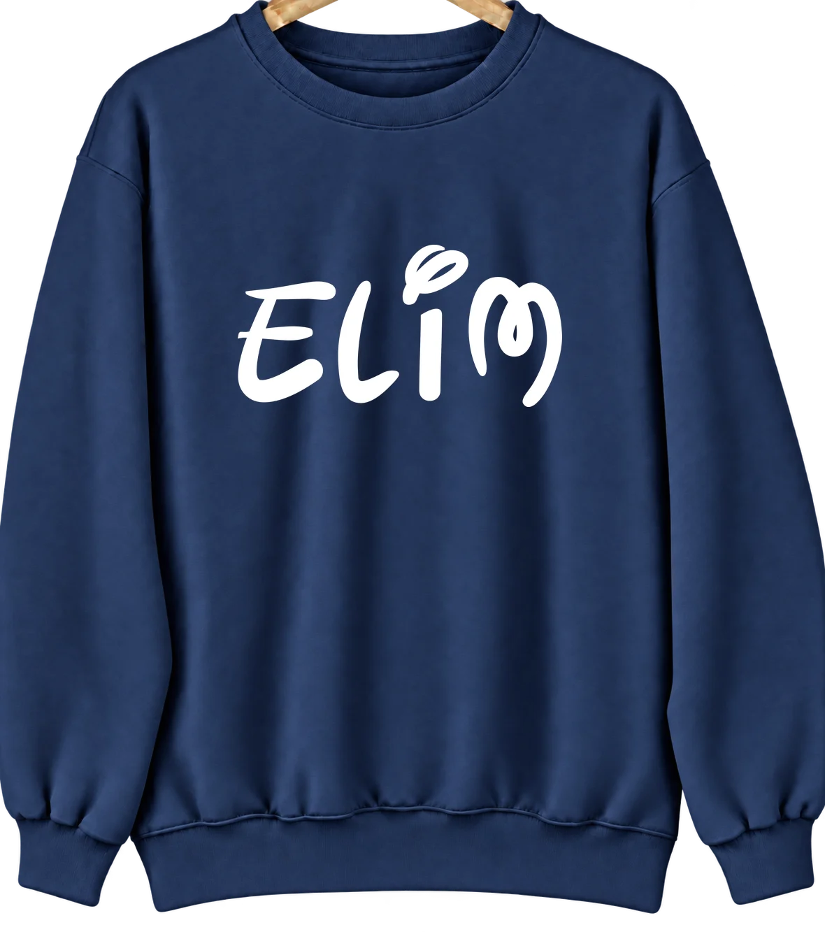 Elim, Pennsylvania Hometown Crewneck — Navy