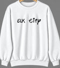 Elk City, Kansas Hometown Crewneck — White