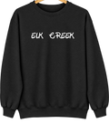Elk Creek, Nebraska Hometown Crewneck — Black