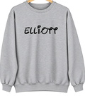 Elliott, North Dakota Hometown Crewneck — Sport Grey