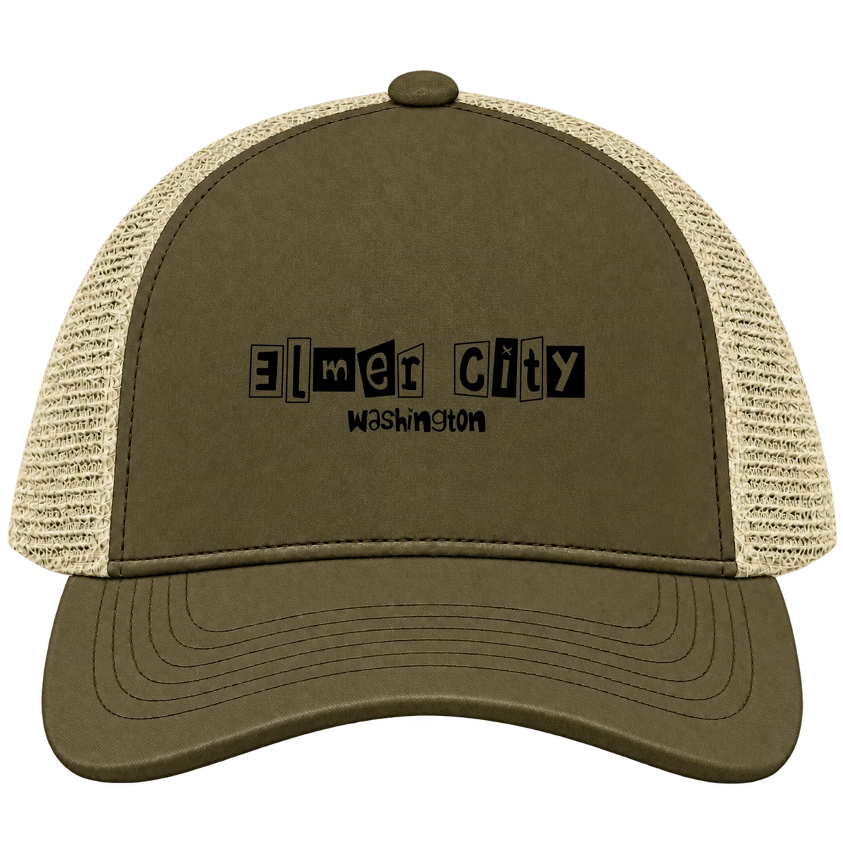 Elmer City, Washington Hometown Trucker Cap