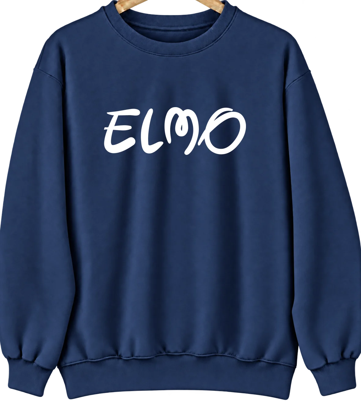 Elmo, Montana Hometown Crewneck — Navy