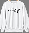 Elroy, North Carolina Hometown Crewneck — White