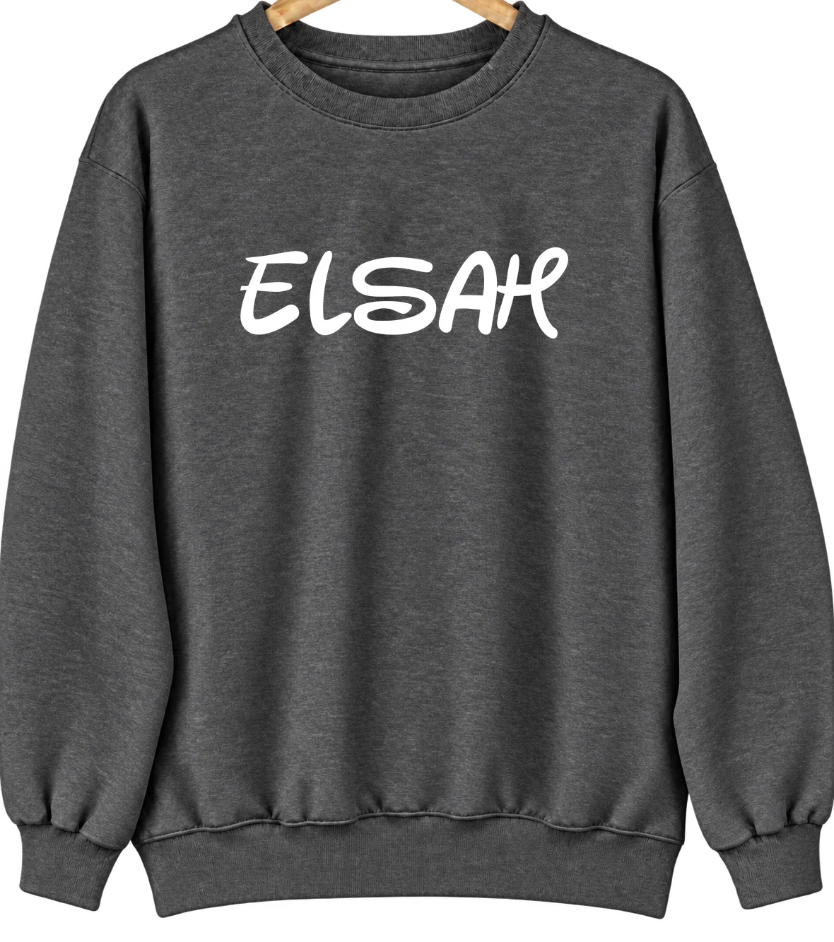 Elsah, Illinois Hometown Crewneck — Dark Heather