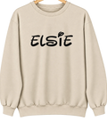 Elsie, Michigan Hometown Crewneck — Sand
