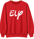 Ely, Nevada Hometown Crewneck — Red