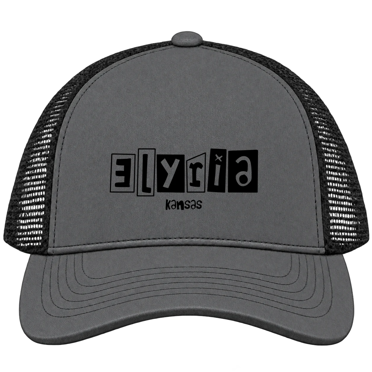 Elyria, Kansas Hometown Trucker Cap