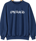 Emerald, Wisconsin Hometown Crewneck — Navy