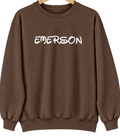 Emerson, Nebraska Hometown Crewneck — Brown