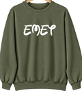 Emet, Oklahoma Hometown Crewneck — Military Green