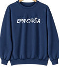 Emporia, Kansas Hometown Crewneck — Navy