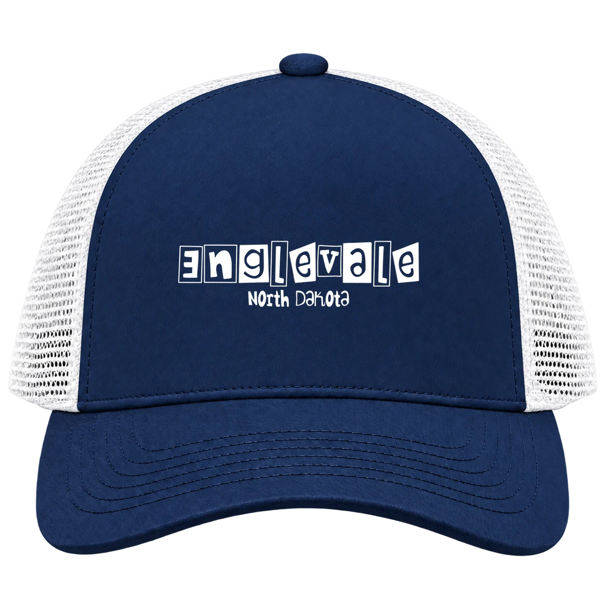 Englevale, North Dakota Hometown Trucker Cap