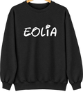 Eolia, Missouri Hometown Crewneck — Black