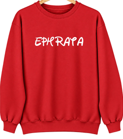 Ephrata, Washington Hometown Crewneck — Red