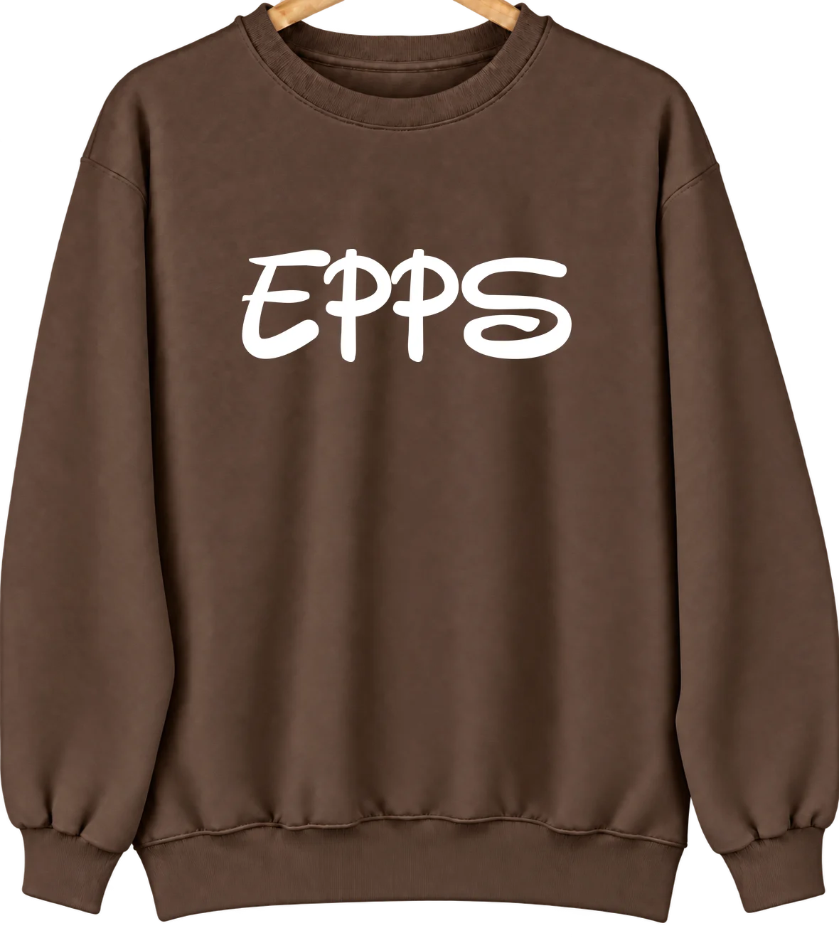 Epps, Louisiana Hometown Crewneck — Brown