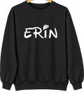Erin, New York Hometown Crewneck — Black