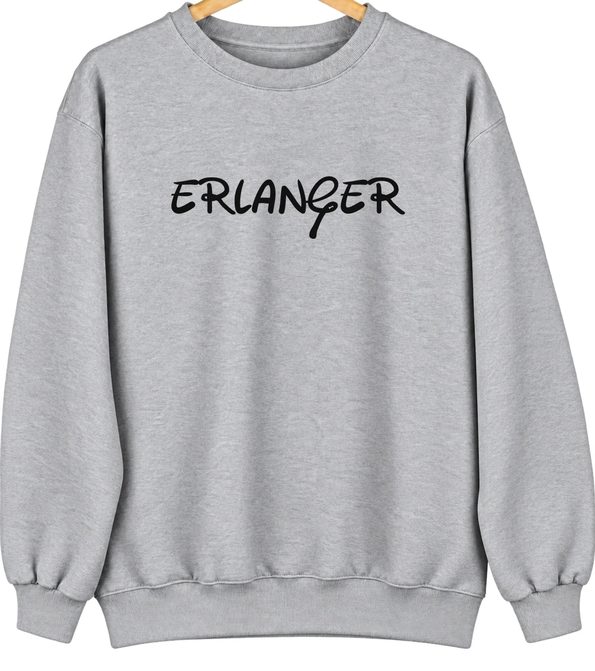 Erlanger, Kentucky Hometown Crewneck — Sport Grey