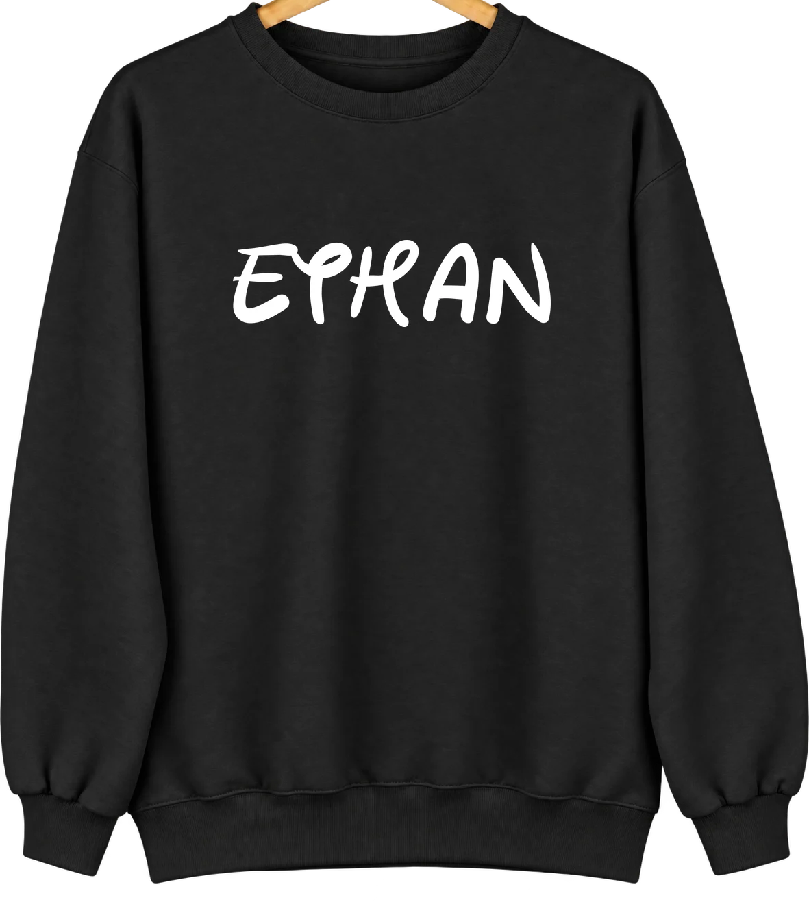 Ethan, South Dakota Hometown Crewneck — Black