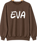 Eva, Alabama Hometown Crewneck — Brown