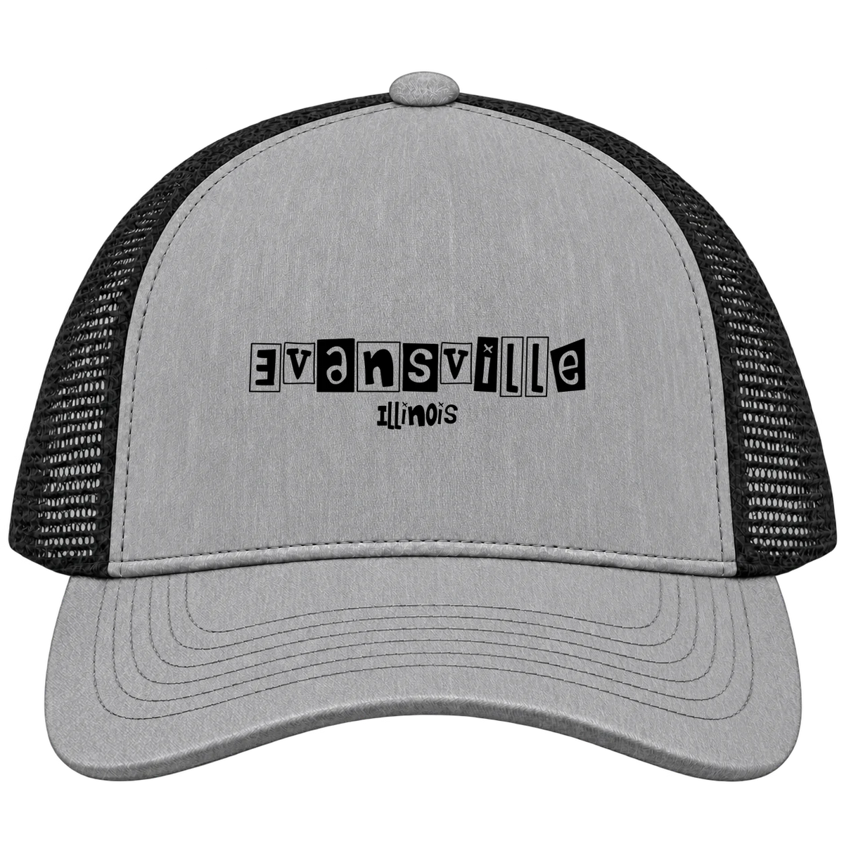 Evansville, Illinois Hometown Trucker Cap