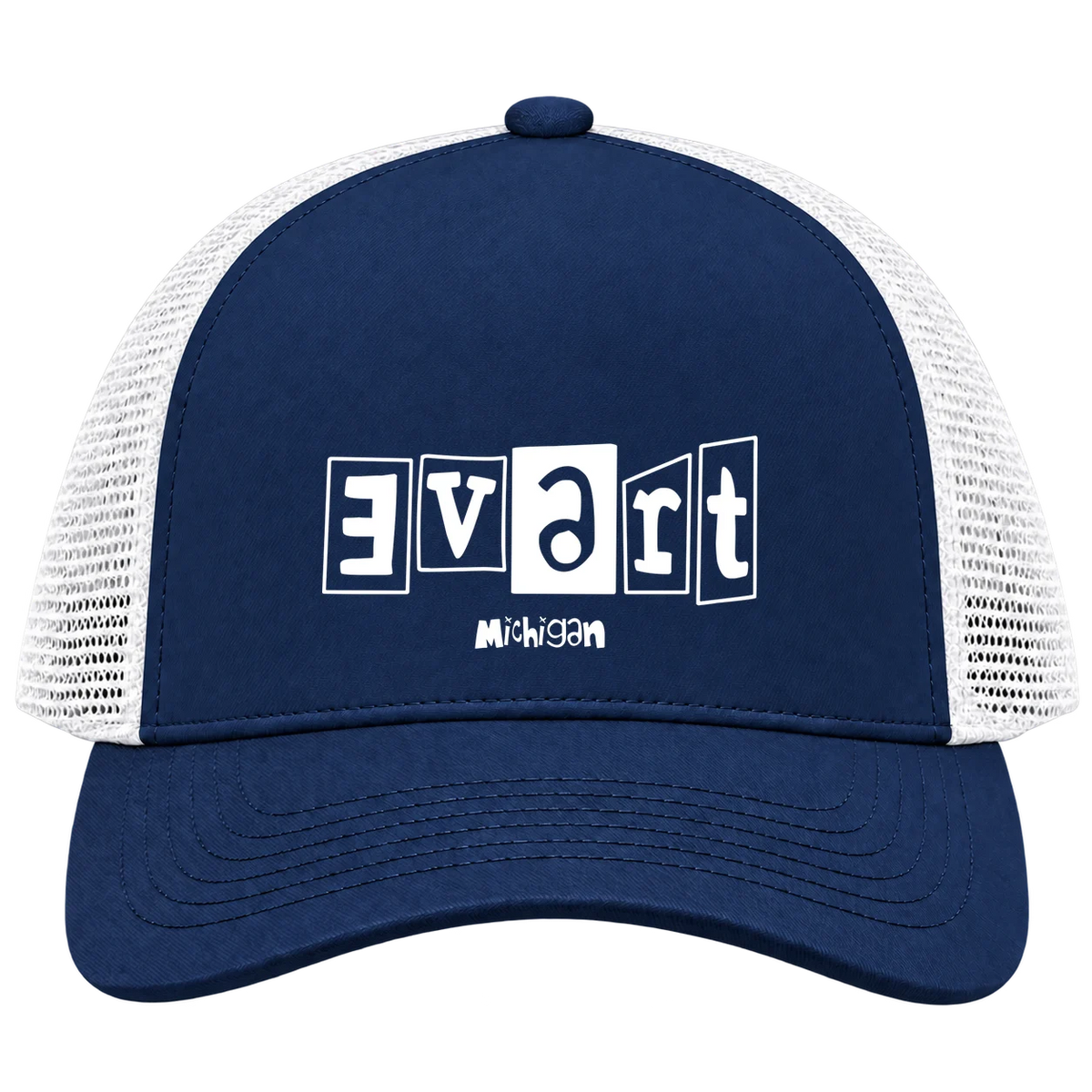 Evart, Michigan Hometown Trucker Cap