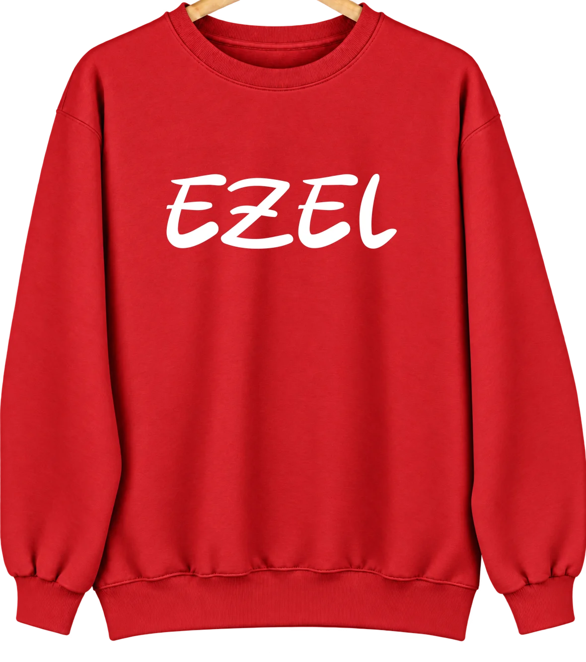 Ezel, Kentucky Hometown Crewneck — Red