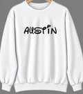Austin, Texas Hometown Crewneck — White