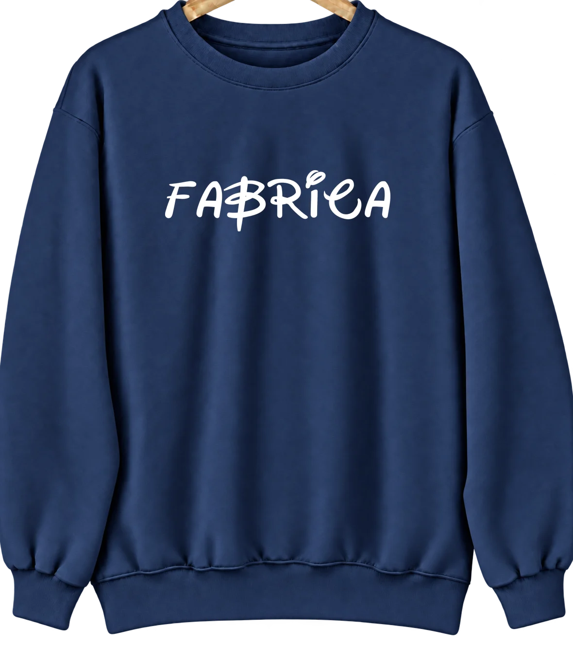 Fabrica, Texas Hometown Crewneck — Navy