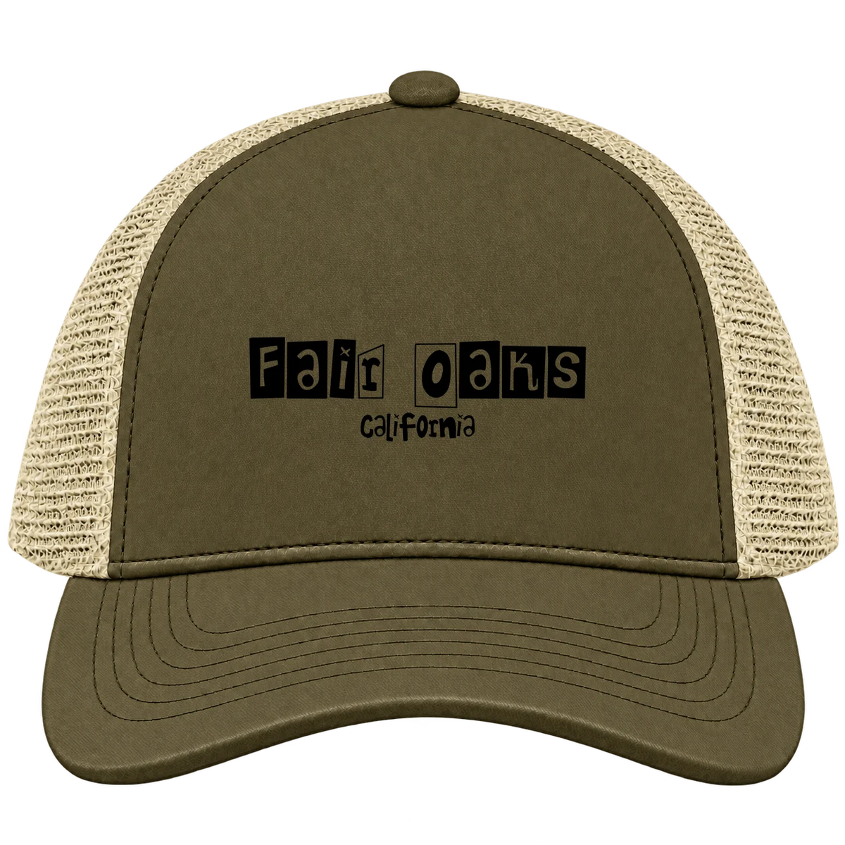 Fair Oaks, California Hometown Trucker Cap
