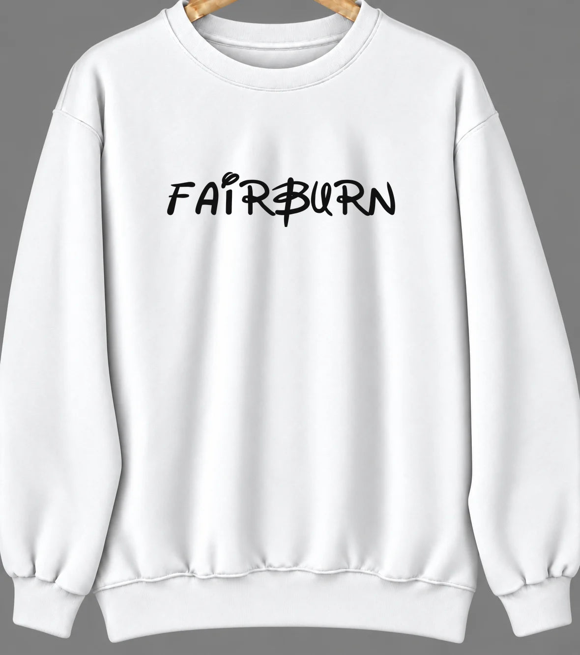 Fairburn, Georgia Hometown Crewneck — White
