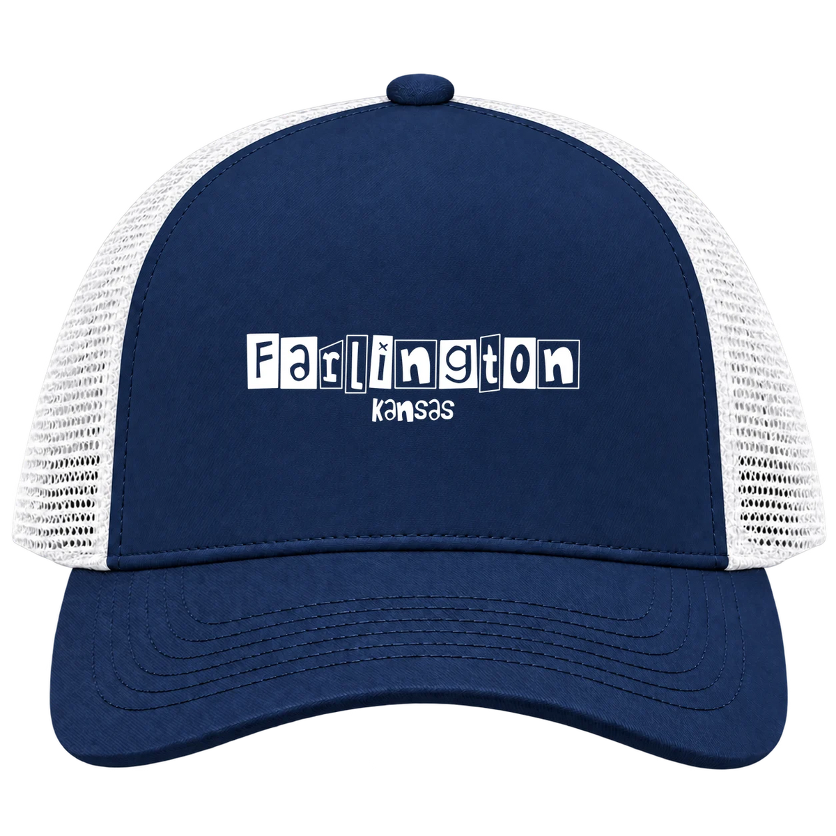 Farlington, Kansas Hometown Trucker Cap