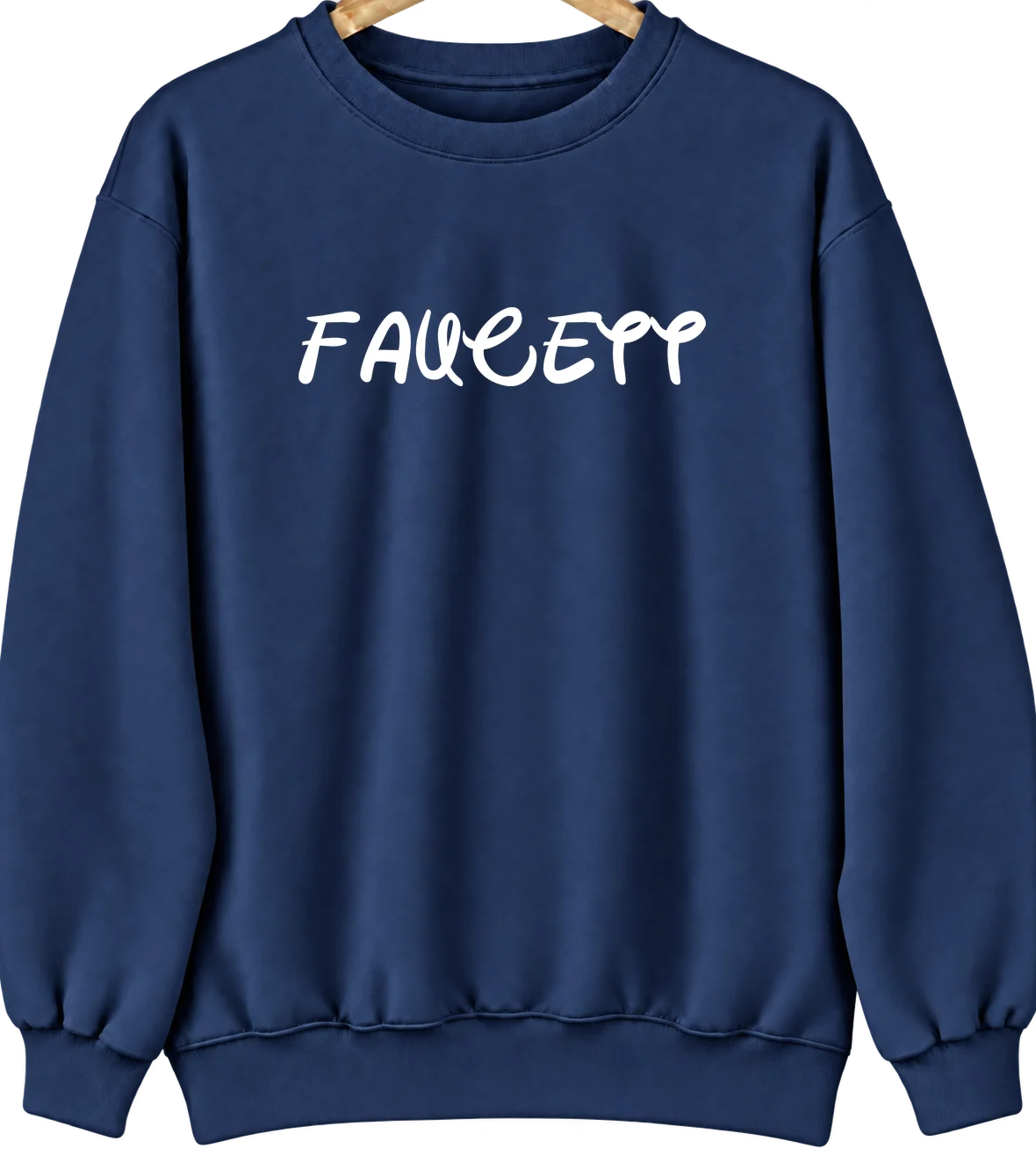 Faucett, Missouri Hometown Crewneck — Navy