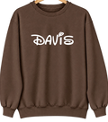 Davis, California Hometown Crewneck — Brown
