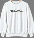 Fiddletown, California Hometown Crewneck — White
