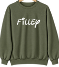 Filley, Nebraska Hometown Crewneck — Military Green