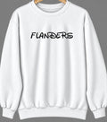 Flanders, New York Hometown Crewneck — White