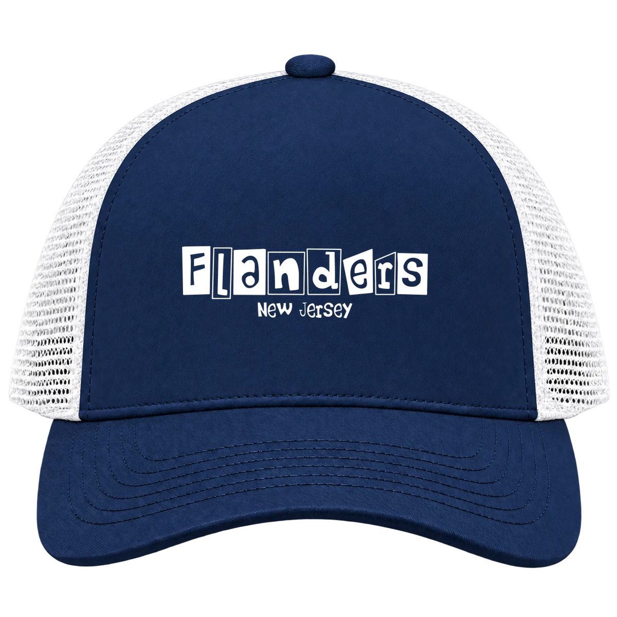 Flanders, New Jersey Hometown Trucker Cap