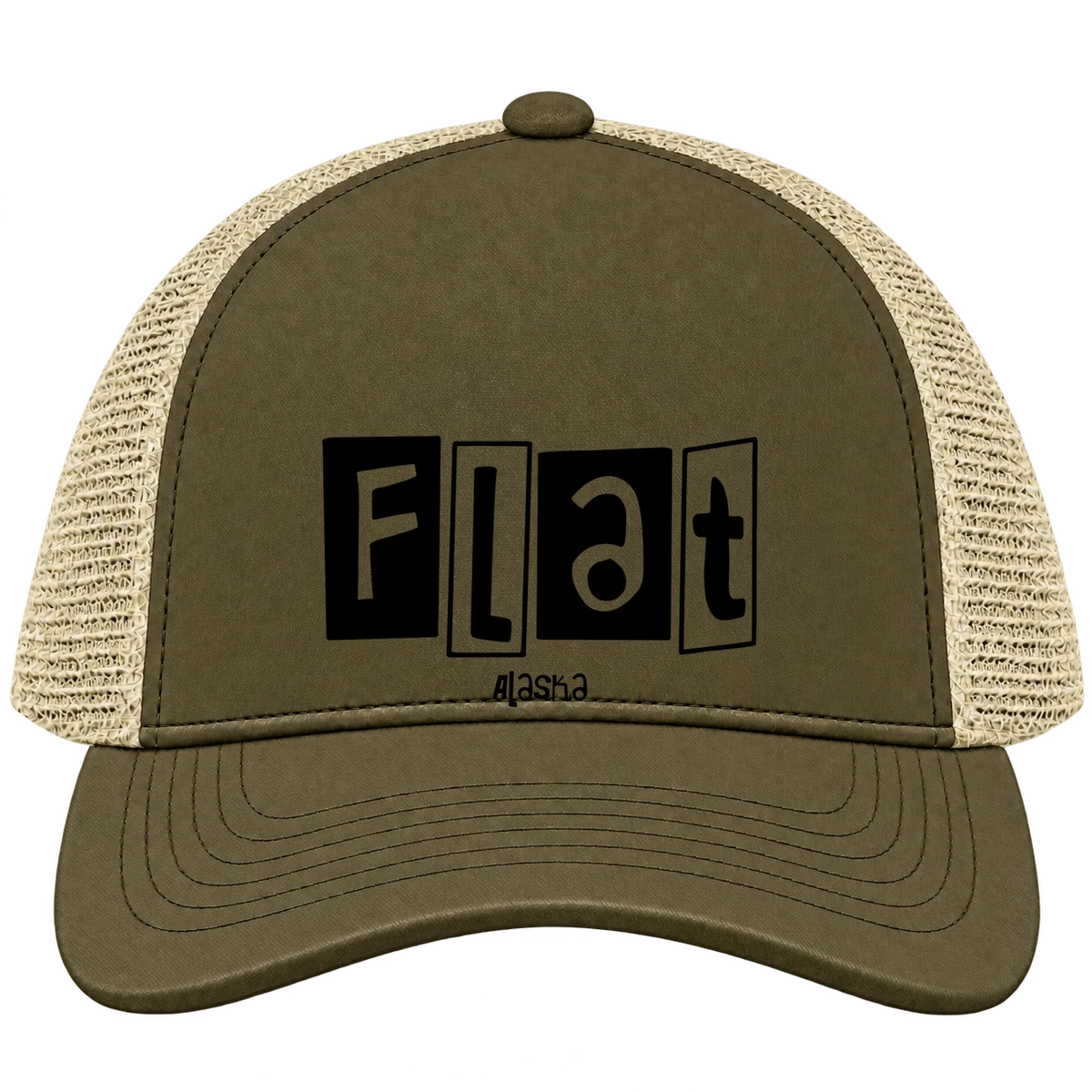Flat, Alaska Hometown Trucker Cap