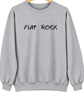 Flat Rock, Illinois Hometown Crewneck — Sport Grey