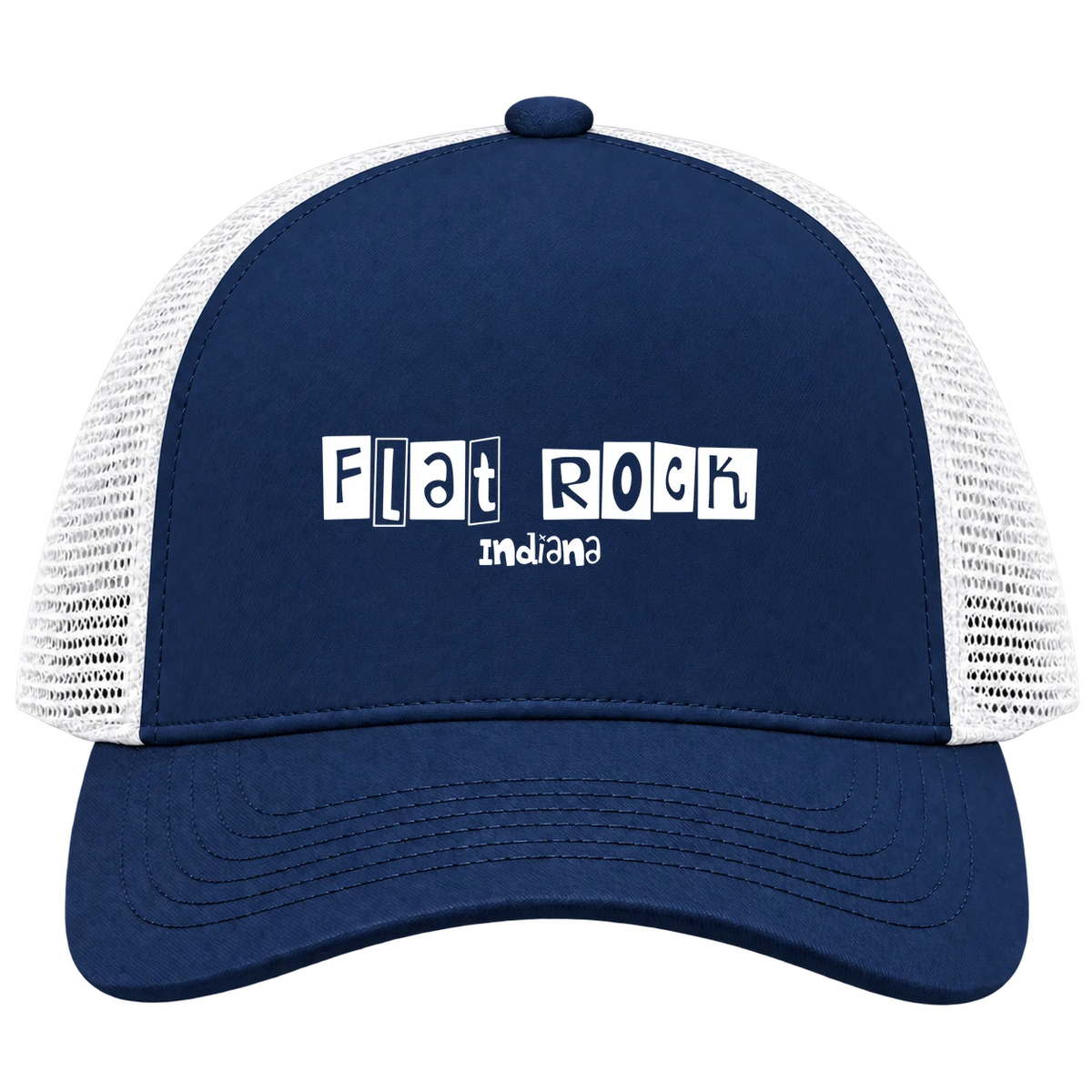 Flat Rock, Indiana Hometown Trucker Cap