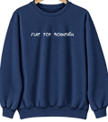 Flat Top Mountain, Tennessee Hometown Crewneck — Navy